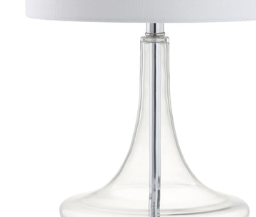 Cecile 25.5" Glass Teardrop LED Table Lamp - JONATHAN Y